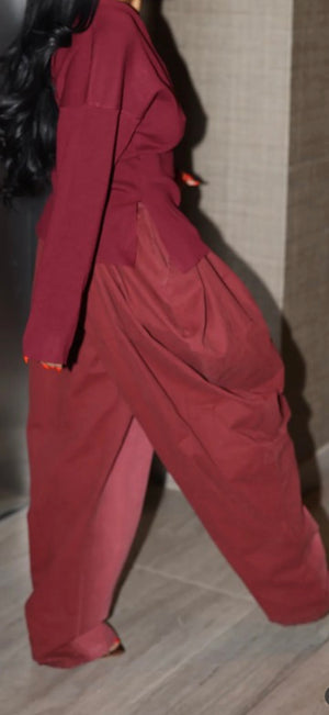 Crimson Glow Pants