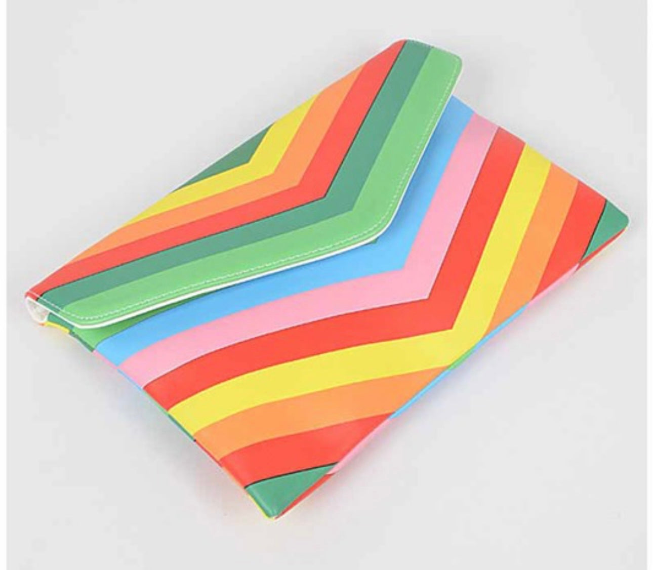 Color Block Envelope Clutch