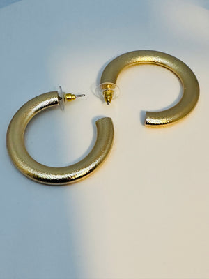 Gradient Gold Hoops