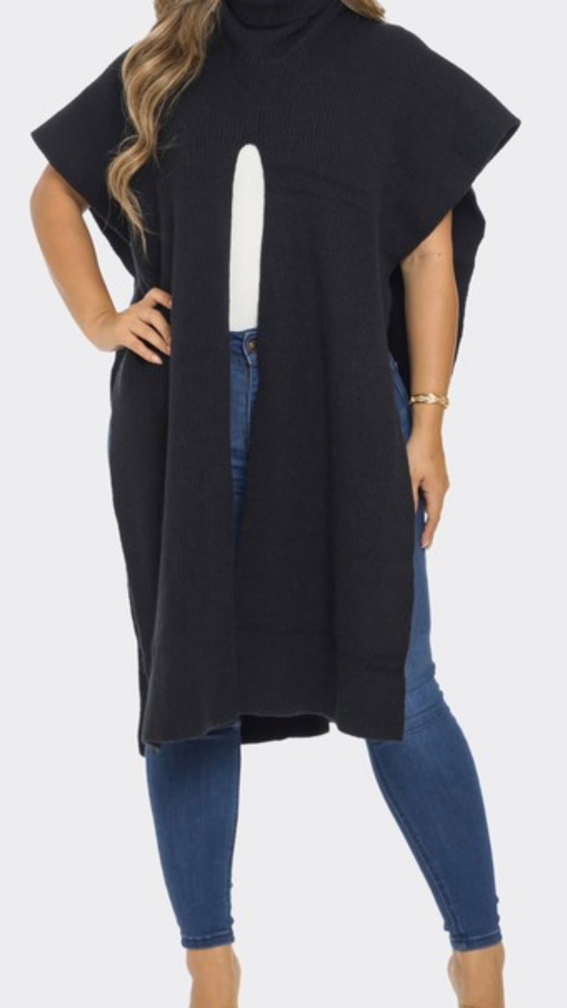 Mock It Up Bell Sleeve Sweater